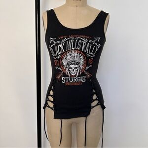 Black Hills Rally Women's Black Tank Top